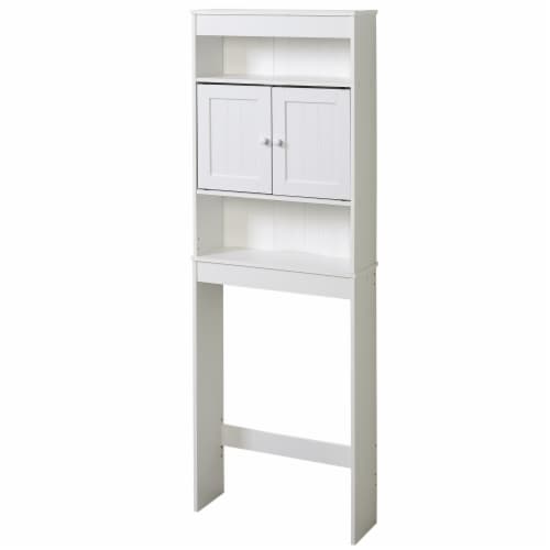 Zenna Home County Cottage Style Spacesaver - White Perspective: front