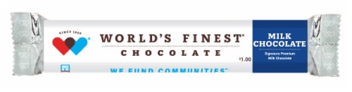 World's Finest® Milk Chocolate Candy Bar Perspective: front