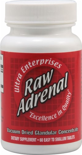 Ultra Glandulars  Ultra Enterprises Raw Adrenal Perspective: front