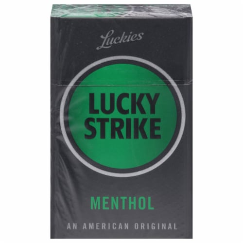 Lucky Strike Menthol Cigarettes Perspective: front