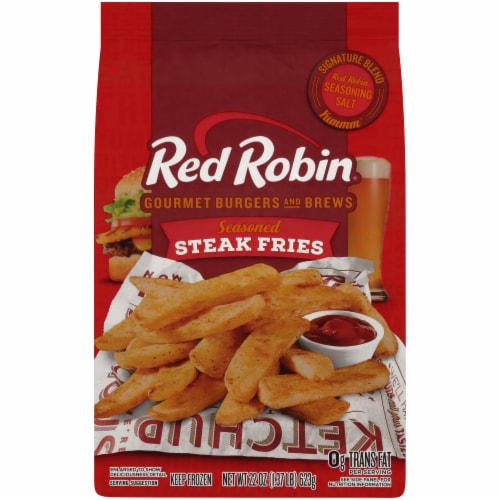 Red Robin Seasoned Steak Fries, 22 oz (Frozen) 