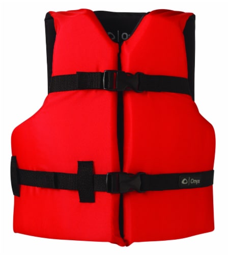 ONYX General Purpose Youth Life Jacket - Red Perspective: front