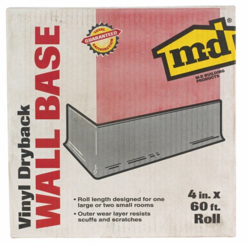 M-D Building Products 4 in. H x 1/8 L Prefinished Brown Vinyl Wall 