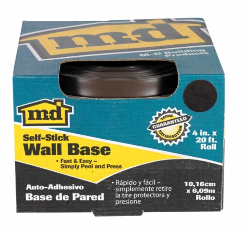 M-D 4 in. H X 20 ft. L Prefinished Brown Vinyl Wall Base M-D 4 in. H X 20 ft. L Prefinished Brown Vinyl Wall Base