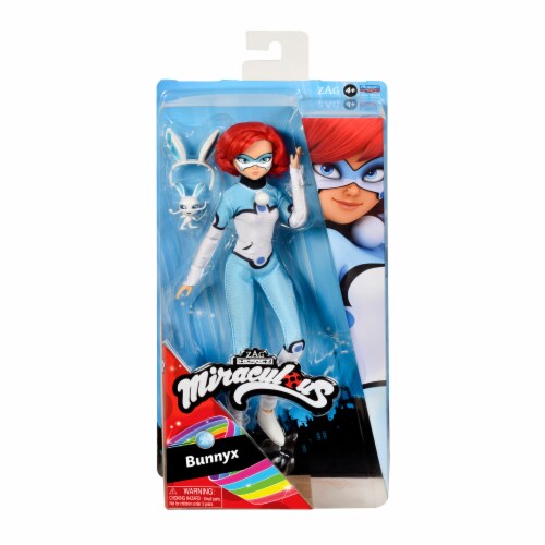 Playmates Toys ZAG Heroez Miraculous Bunnyx Doll Perspective: front