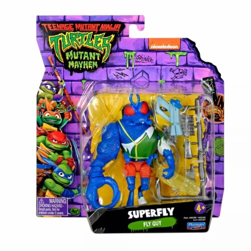 Teenage Mutant Ninja Turtles: Mutant Mayhem Superfly 4 Action Figure Perspective: front