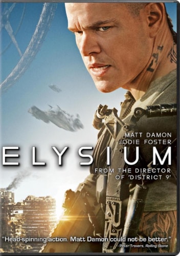 Elysium (2013 - DVD/UltraViolet) Perspective: front