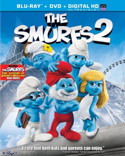 The Smurfs 2 Blu-Ray DVD Perspective: front