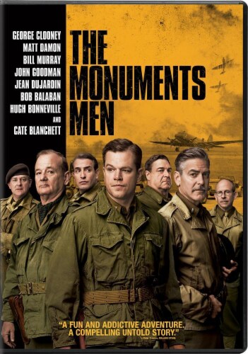 The Monuments Men (2014 - DVD/Ultraviolet) Perspective: front