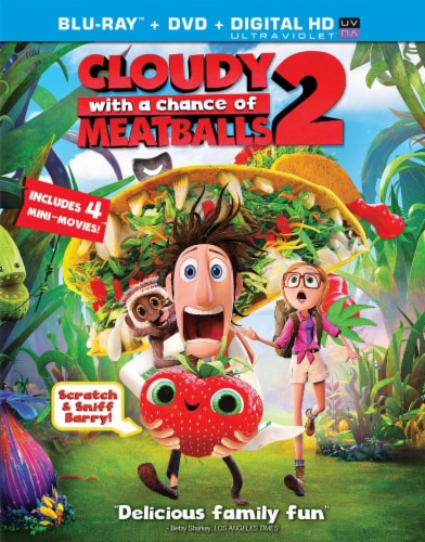 Cloudy With A Chance Of Meatballs 2 (2013 - Blu-ray/DVD/UltraViolet - 2 Disc Combo Pack) Perspective: front