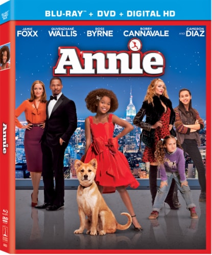 Annie 2-Disc Blu-Ray DVD Perspective: front