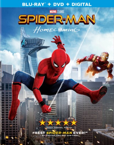 Spiderman: Homecoming (2017 - Blu-ray/DVD/Digital Copy) Available in-store  after 10/17/17, 1 ct - Baker's