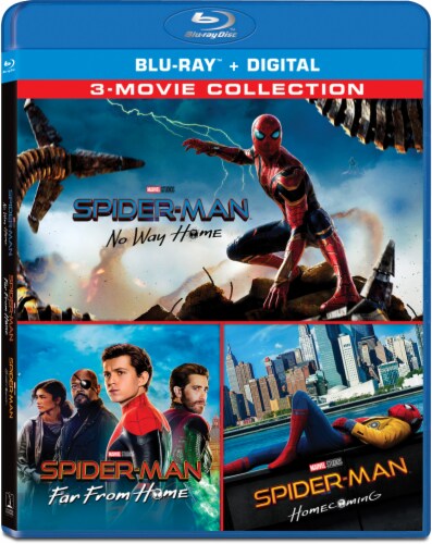 Spider-Man: Far from Home/Homecoming/No Way Home (Blu-Ray/Digital) Perspective: front