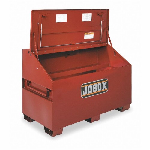 Crescent Jobox Slope-Lid Jobsite Box,39 1/2 in,Brown  1-680990 Perspective: front