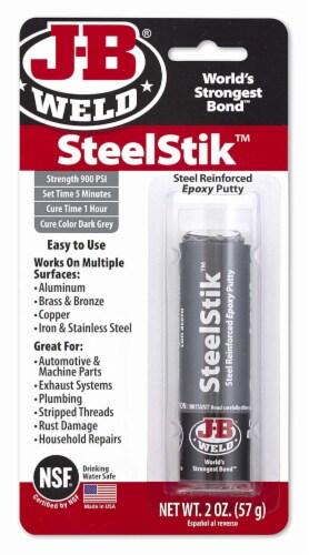 J-B Weld SteelStik Steel Reinforced Epoxy Putty Perspective: front