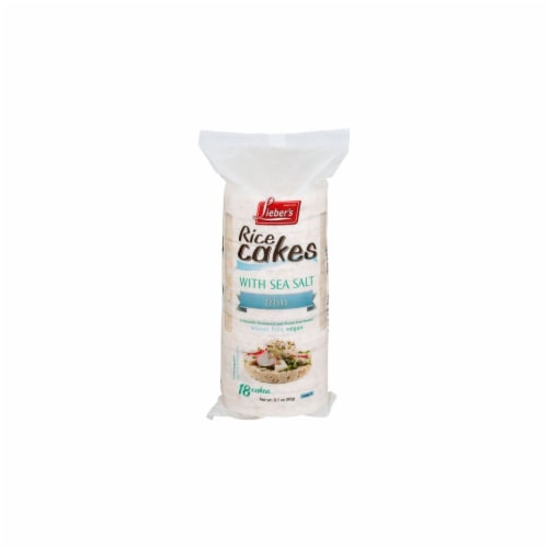 Lieber's Thin Rice Cakes with Sea Salt Perspective: front