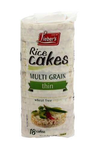 Lieber's Thin Multigrain Rice Cakes Perspective: front