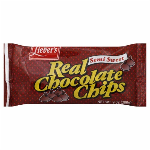 Leibers Real Chocolate Chips Perspective: front