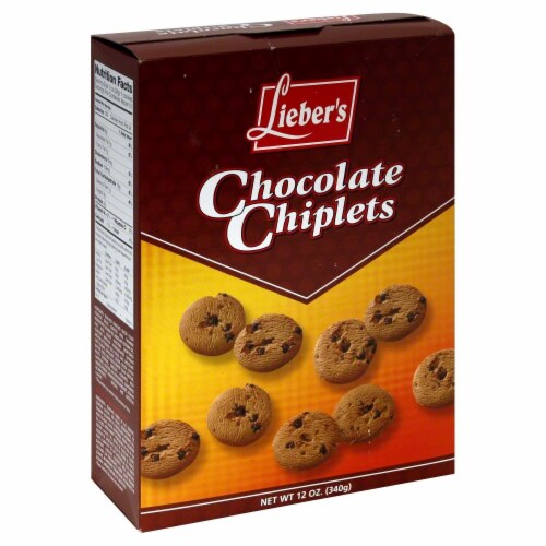 Lieber's Chocolate Chiplets Perspective: front