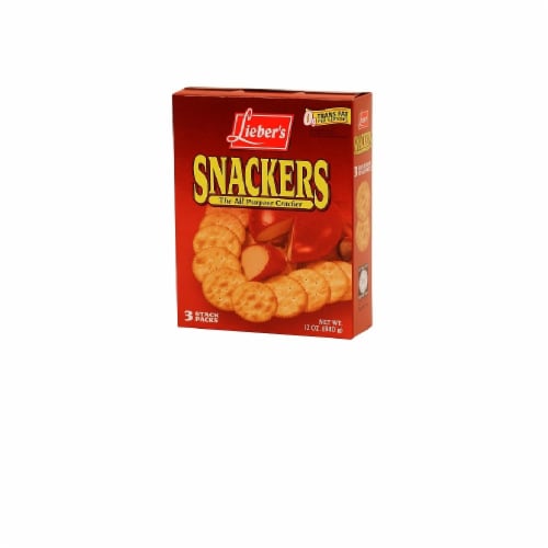 Lieber's Snackers Crackers Perspective: front