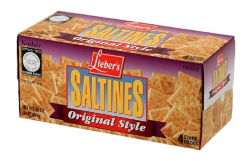 Lieber's Saltines Original Style Crackers Perspective: front