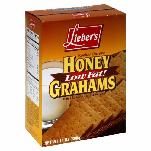 Lieber's Low Fat Honey Grahams Perspective: front