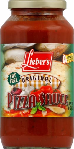 Lieber's Fat Free Original Pizza Sauce Perspective: front
