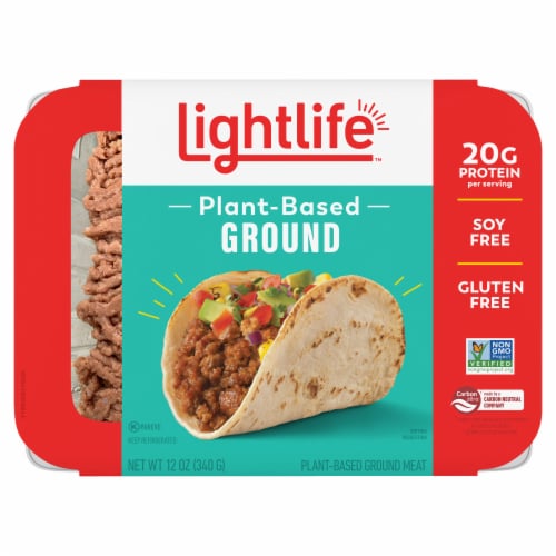 Lightlife Plant Based Ground Beef Perspective: front