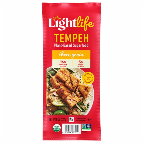 Lightlife Three Grain Organic Tempeh Perspective: front
