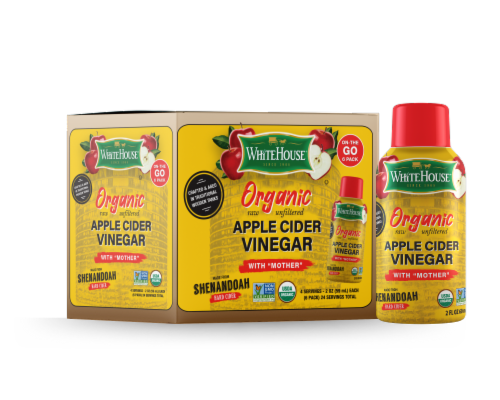 White House® Organice Apple Cider Vinegar Pack Perspective: front