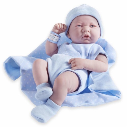 La Newborn Boutique 14 in. Real Boy Baby Doll Blue Outfit 9 Piece Set 1 Harris Teeter