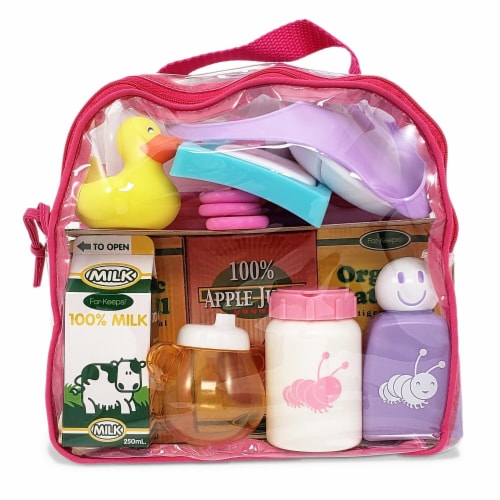 JC Toys For Keeps! Baby Doll Essentials Accessory Bag 20/Set