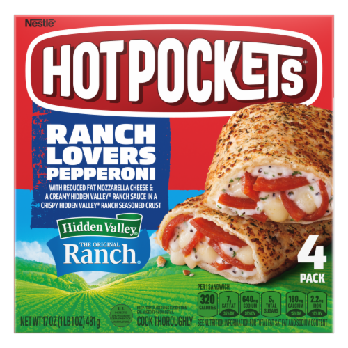 Hot Pockets® Pepperoni Pizza Sandwiches Perspective: front
