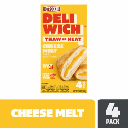 Hot Pockets Deliwich™ Cheese Melt Sandwiches Perspective: front