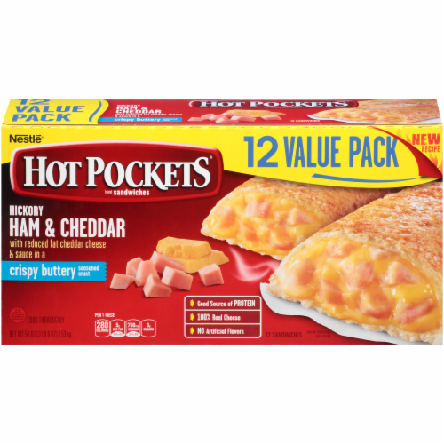 Hot Pockets Ham Cheese Sandwiches 12