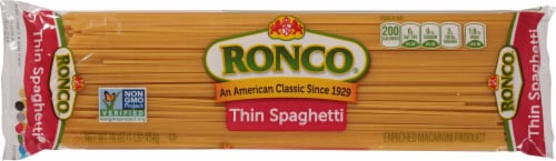 Ronco Thin Spaghetti Pasta Noodles 16 Ounces Perspective: front