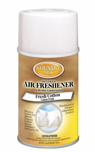 Country Vet Fresh Cotton Scent Air Freshener 5.3 oz Liquid