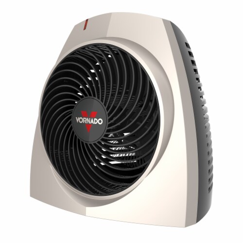 Vornado V200 Silver/Black Whole Room Heater Perspective: front