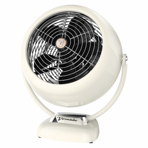 Vornado VFAN Sr. Vintage Air Circulator Fan - Vintage White Perspective: front