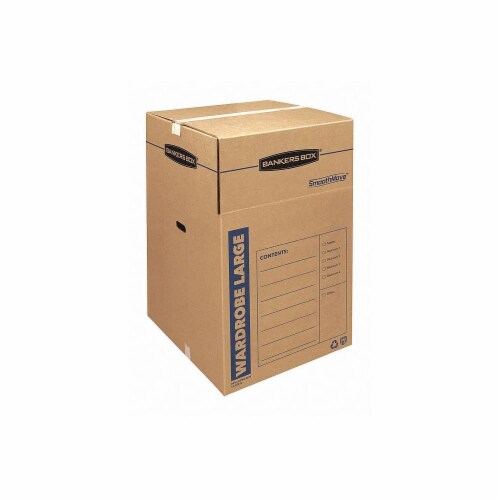 Smoothmove Moving Box,24x24x40 in,PK3 7711001 Perspective: front