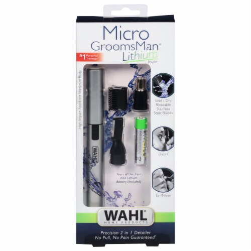 Wahl® Micro GroomsMan® Lithium Power Personal Trimmer Perspective: front