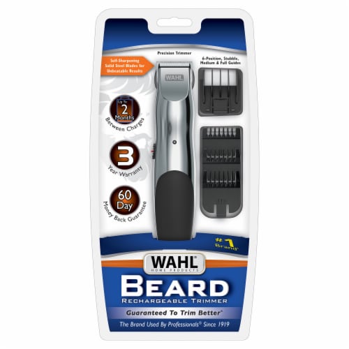 Wahl® Beard & Mustache Rechargeable Trimmer Perspective: front