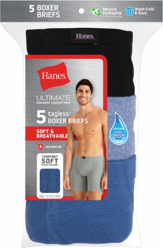 Tagless hanes boxer briefs discount