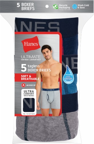 Hanes® Ultimate Tagless® Boxer Briefs (5 Pack), M - Kroger