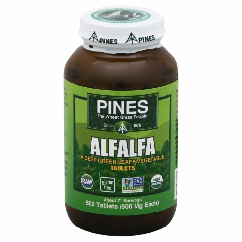 Pines Alfalfa Tablets Perspective: front
