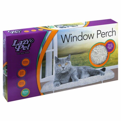 Lazy Pet Cat Window Perch Perspective: front