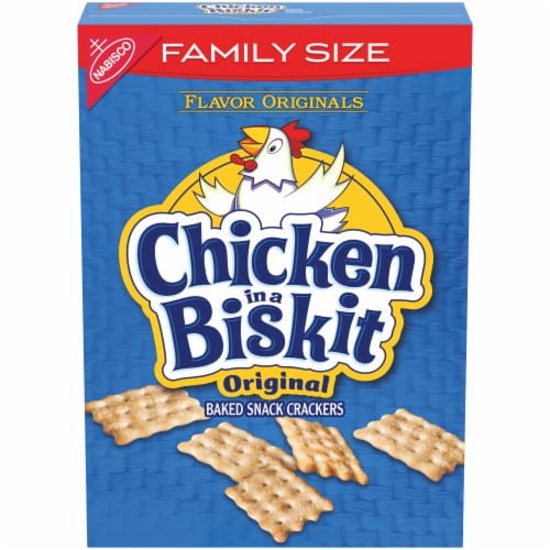 Chicken in a Biskit Original Baked Crackers Perspective: front