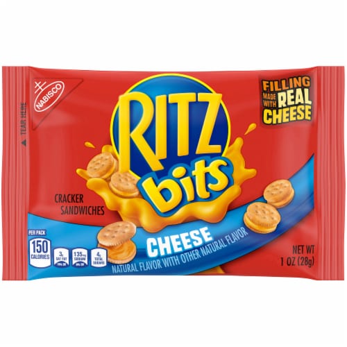 Ritz Bits Cheese Cracker Sandwiches Perspective: front