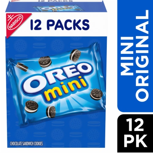 Nabisco OREO Mini Chocolate Sandwich Cookies Multipack Perspective: front