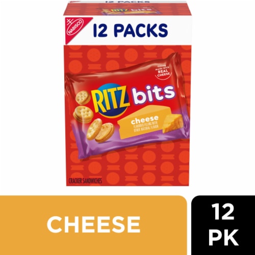 RITZ Bits Cheese Sandwich Crackers Perspective: front